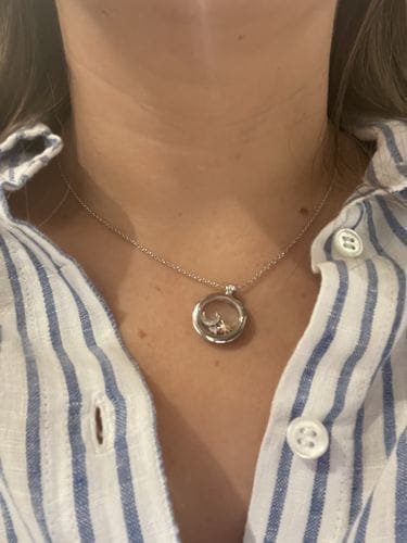 Customer photo review of SUN MOON STAR NECKLACE