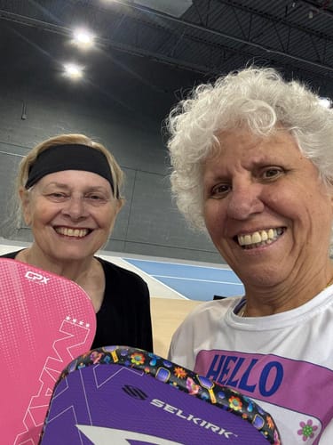 Customer photo review of Psychedelic Edge Tape (3 pack) - Pickleball Paddle Edge Tape