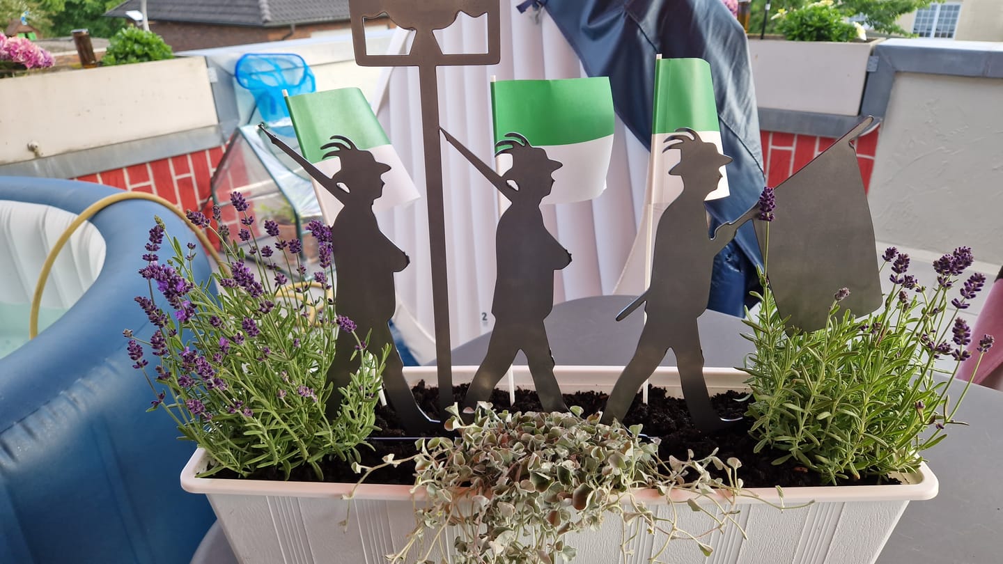 Customer photo review of Gartenstecker Schützenfest