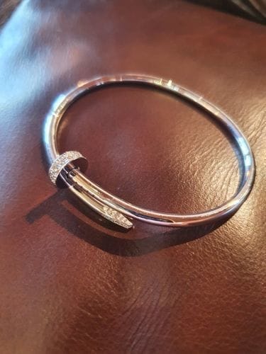 Customer photo review of JUSTE BRACELET 3.5MM ALL DIAMONDS