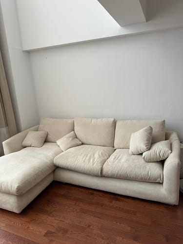 Customer photo review of Feathers Sectional