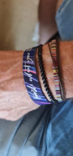 Customer photo review of Obsidian Armband