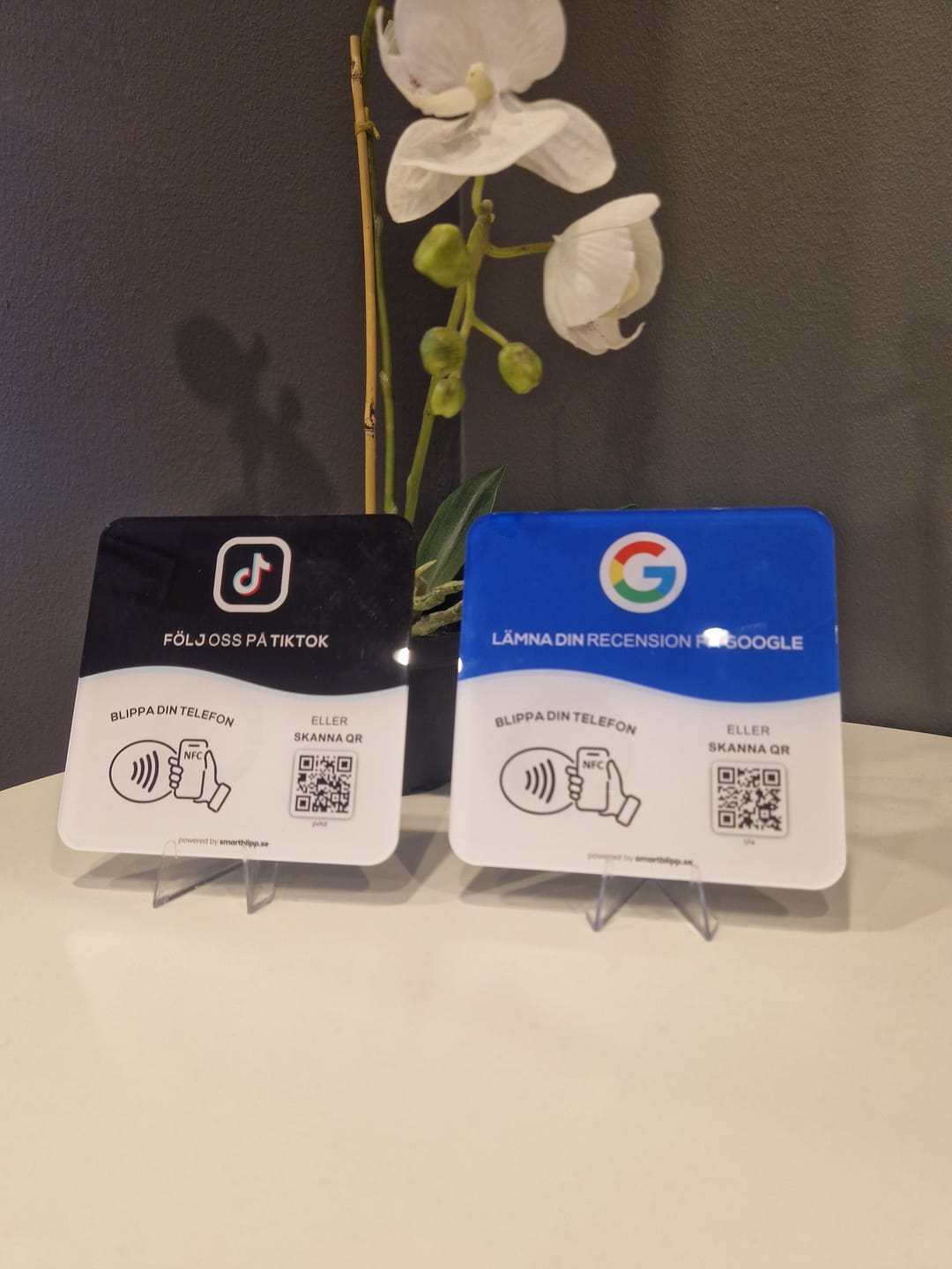 Customer photo review of Google Recensionsplatta