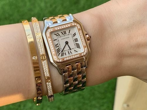 Customer photo review of LOVE BRACELET 3.65MM 6 DIAMONDS