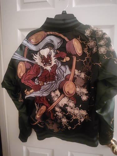 Customer photo review of Raijin & Fujin Sukajan Souvenir Jacket