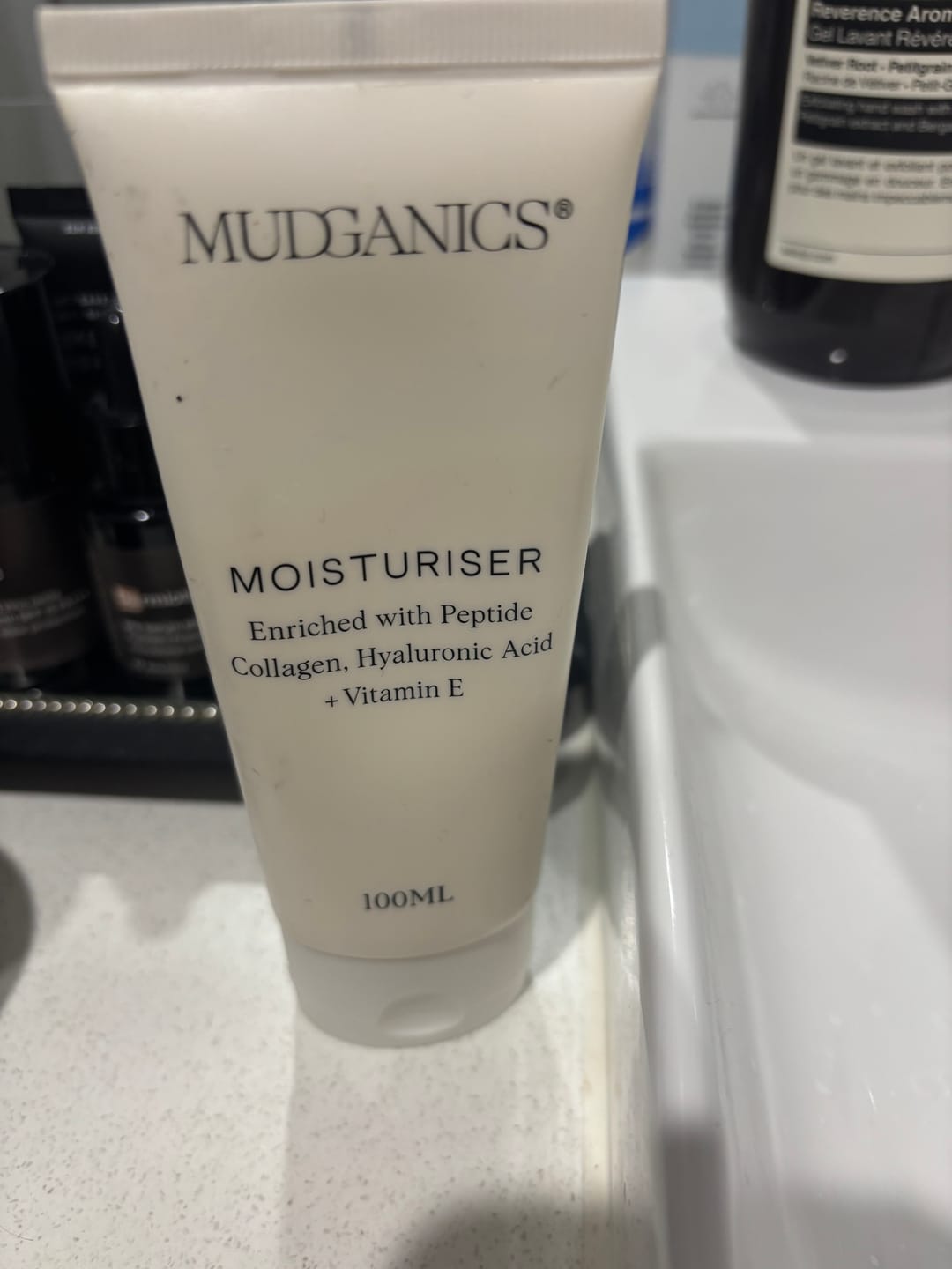 Customer photo review of Peptide Collagen Moisturiser with Hyaluronic Acid
