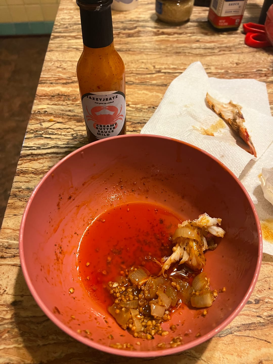 Customer photo review of JazzyJs creamy butter sauce Mild ￼