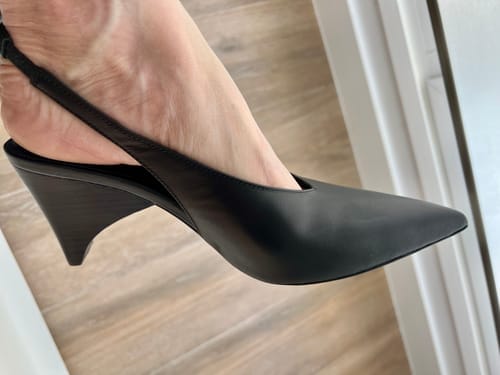Customer photo review of HM Intime 75 Pump Black Lambskin 957093