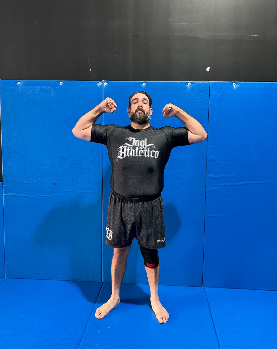 Customer photo review of Bandana Black BJJ - Short Sleeve Rashguard Brazilian Jiu Jitsu