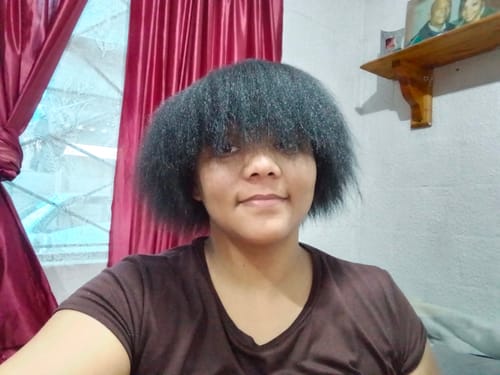 Customer photo review of Silver Bullet Lightning Titanium Straightner 25mm up 230 Degrees