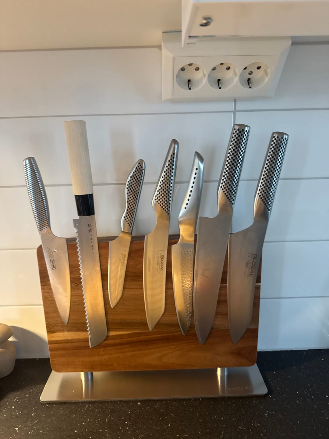 Customer photo review of Markus Aujalay Knivblock Med Magnet