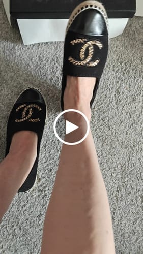 Customer photo review of CC 25s Loafers Black Wool Leather 297815