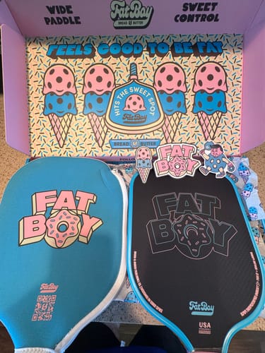 Customer photo review of The Fat Boy 16mm Pickleball Paddle