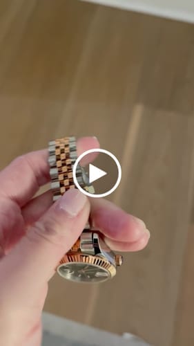 Customer photo review of Datejust 31mm Pink Gold Steel Dark Grey Dial