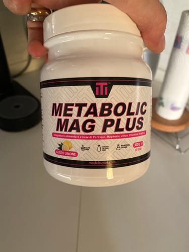 Customer photo review of Metabolic Mag PLUS 300gr polvere - Nuovo!
