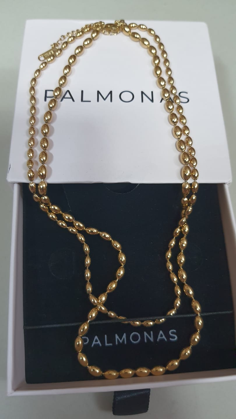Customer photo review of Beaded Bliss Necklace