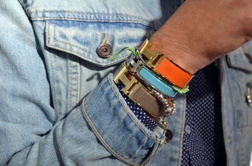 Customer photo review of H BRACELET ROMANTIC BLUE 12MM