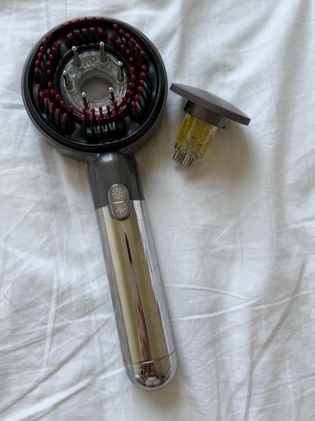 Customer photo review of 4-in-1 Hair Growth Brush