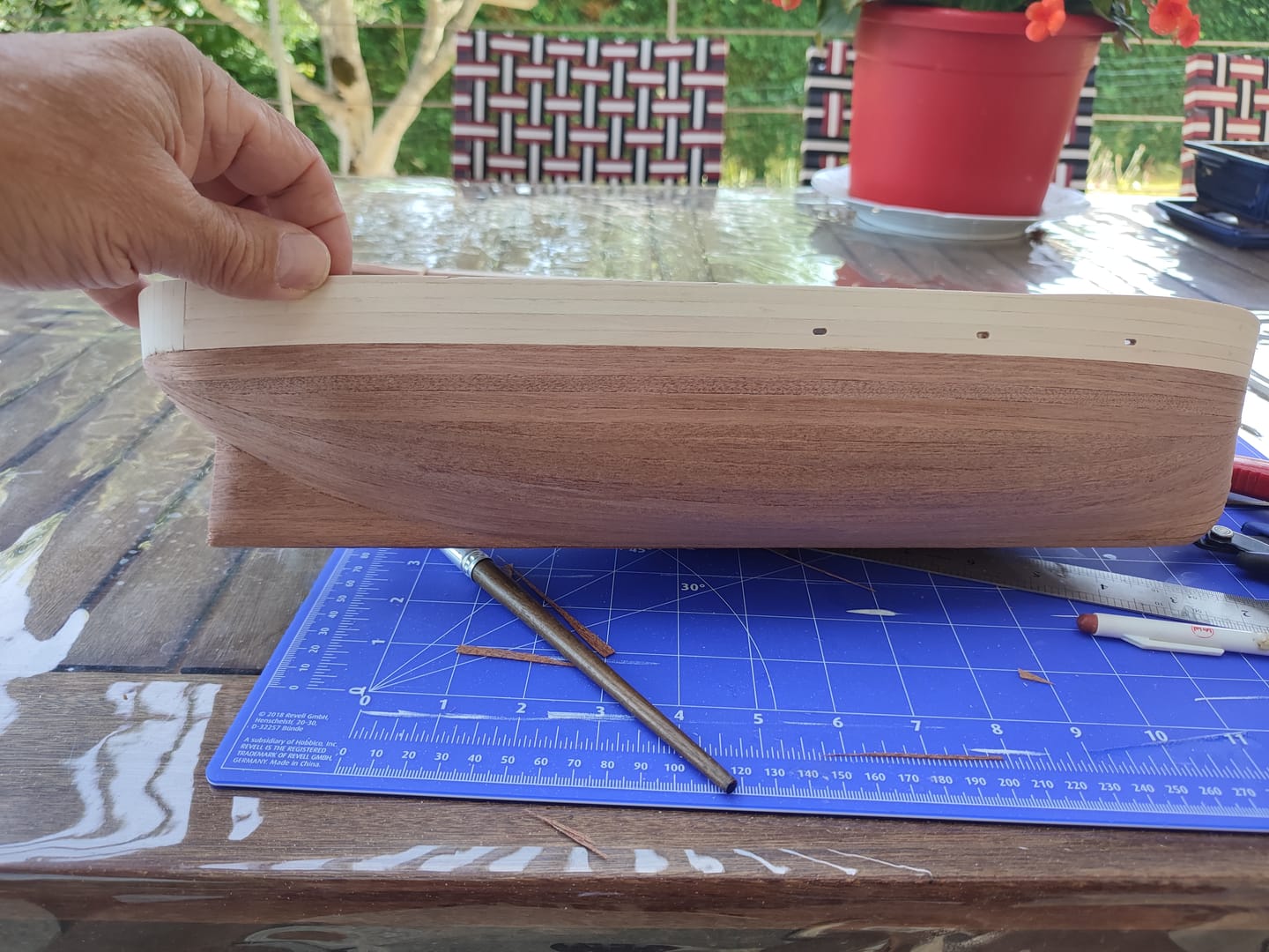 Customer photo review of Maqueta Barco Aurora