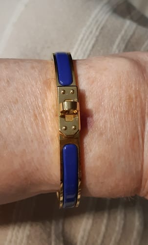 Customer photo review of HM KELLY BLUE BRACELET