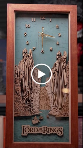 Customer video review of THE ARGONATH™ 3D WALL CLOCK