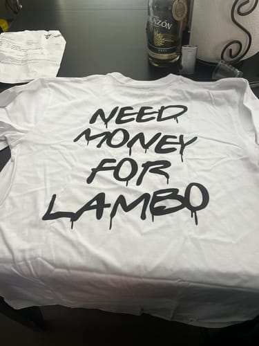 Customer photo review of MYSTERY TEE