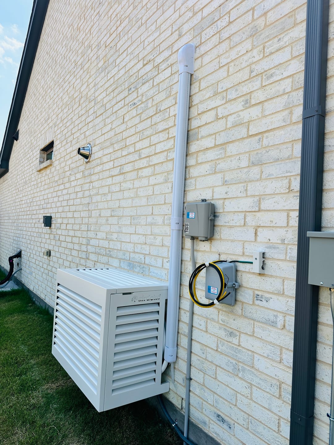 Customer photo review of Mini-Split AC Cover - White