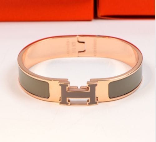 Customer photo review of H BRACELET 12MM BROWN