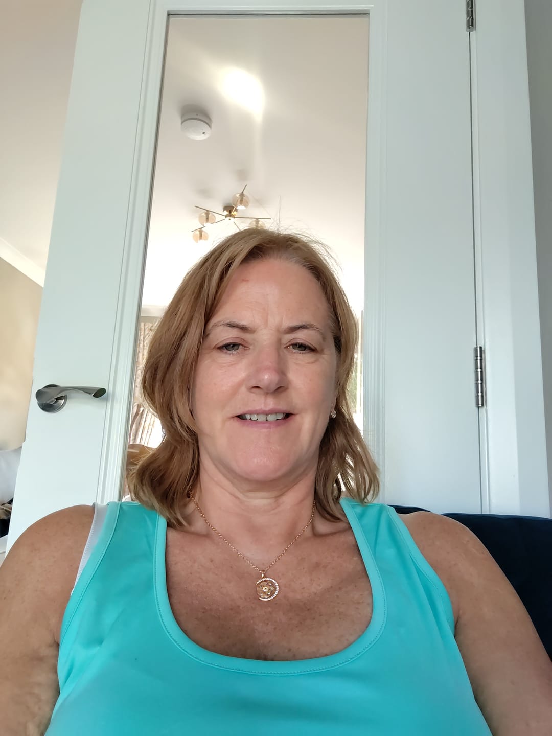 Customer photo review of My Sun, Moon & Stars Necklace 1.0 - Gold