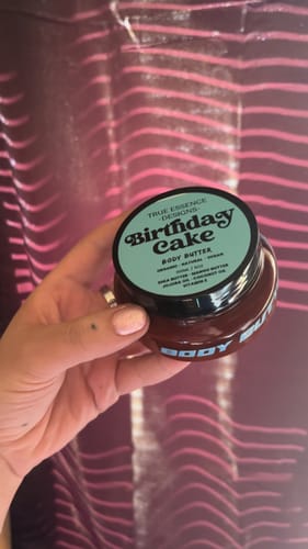 Customer photo review of Birthday Cake Whipped Shea Body Butter - 5 oz / Birthday Cake