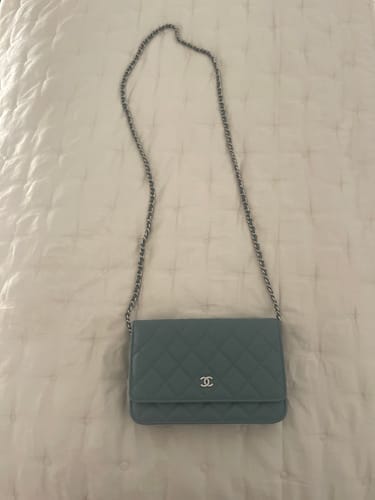 Customer photo review of WOC 19CM CLOUD BLUE CAVIAR SILVER HARDWARE