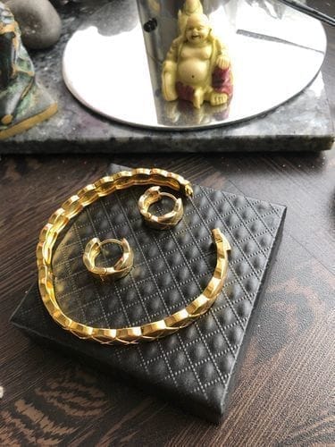 Customer photo review of CRUSH BRACELET QUILTED
