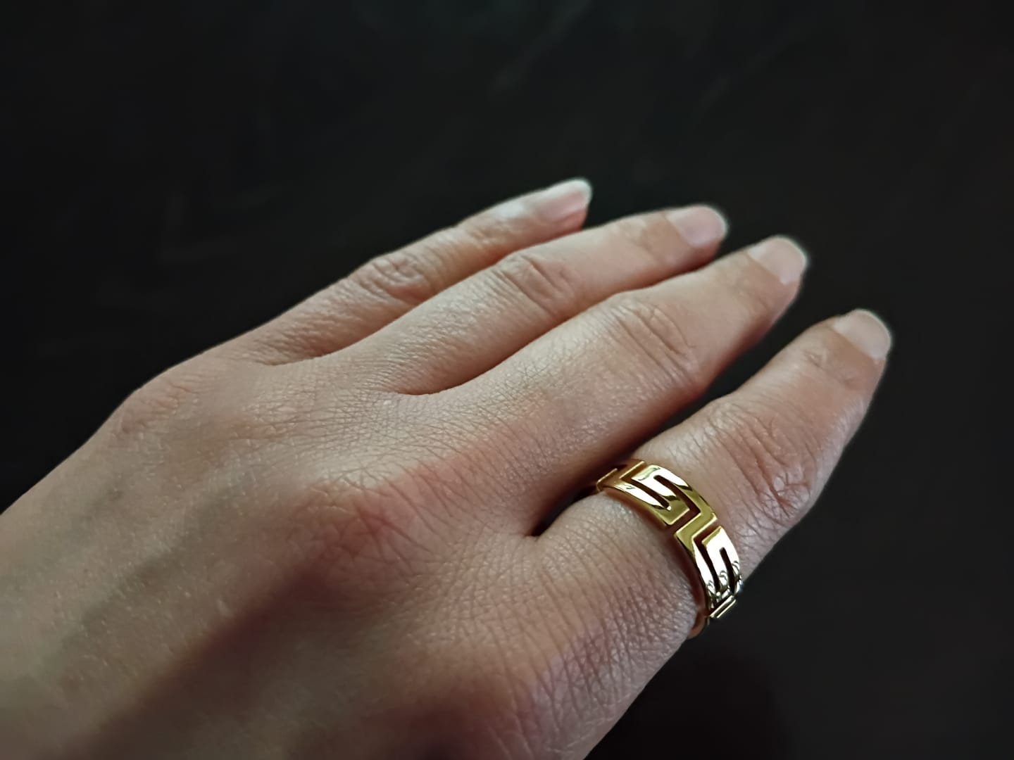 Customer photo review of Womens Style Gold Ring