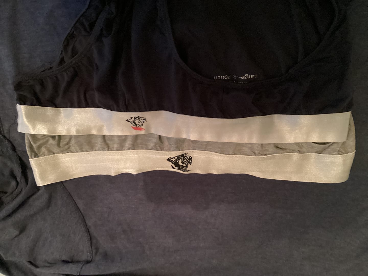 Customer photo review of Modal 0in Briefs No Fly 3pk Blue/Gunmetal Gray/Heather Gray