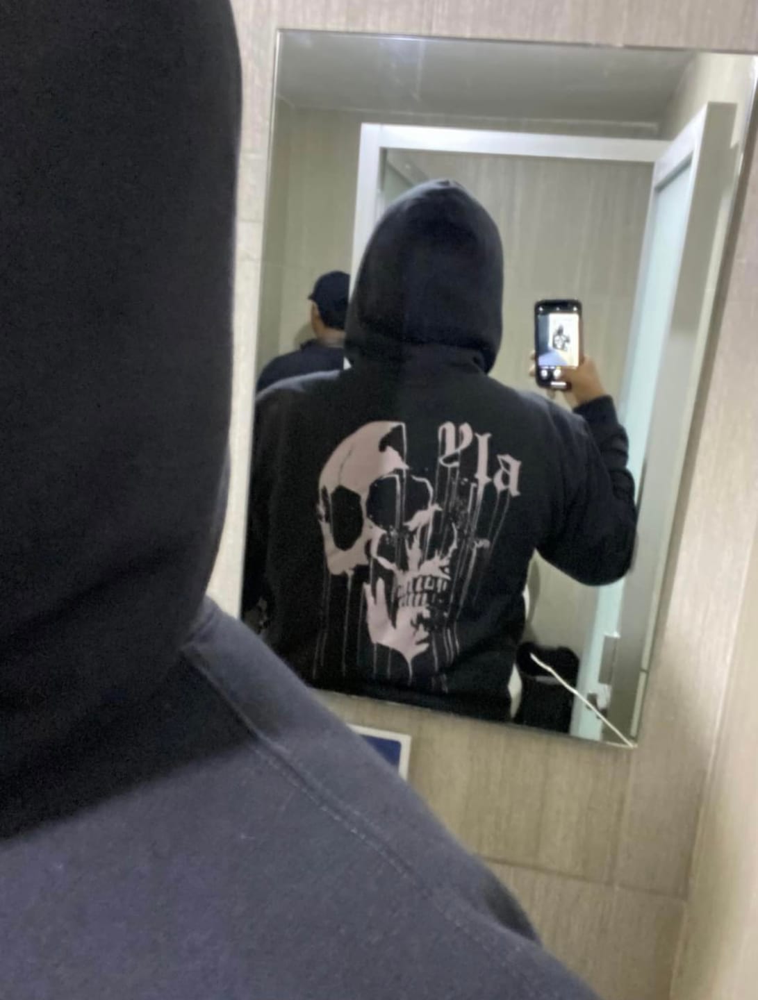 Customer photo review of 551 - Drippy Skull Hoodie