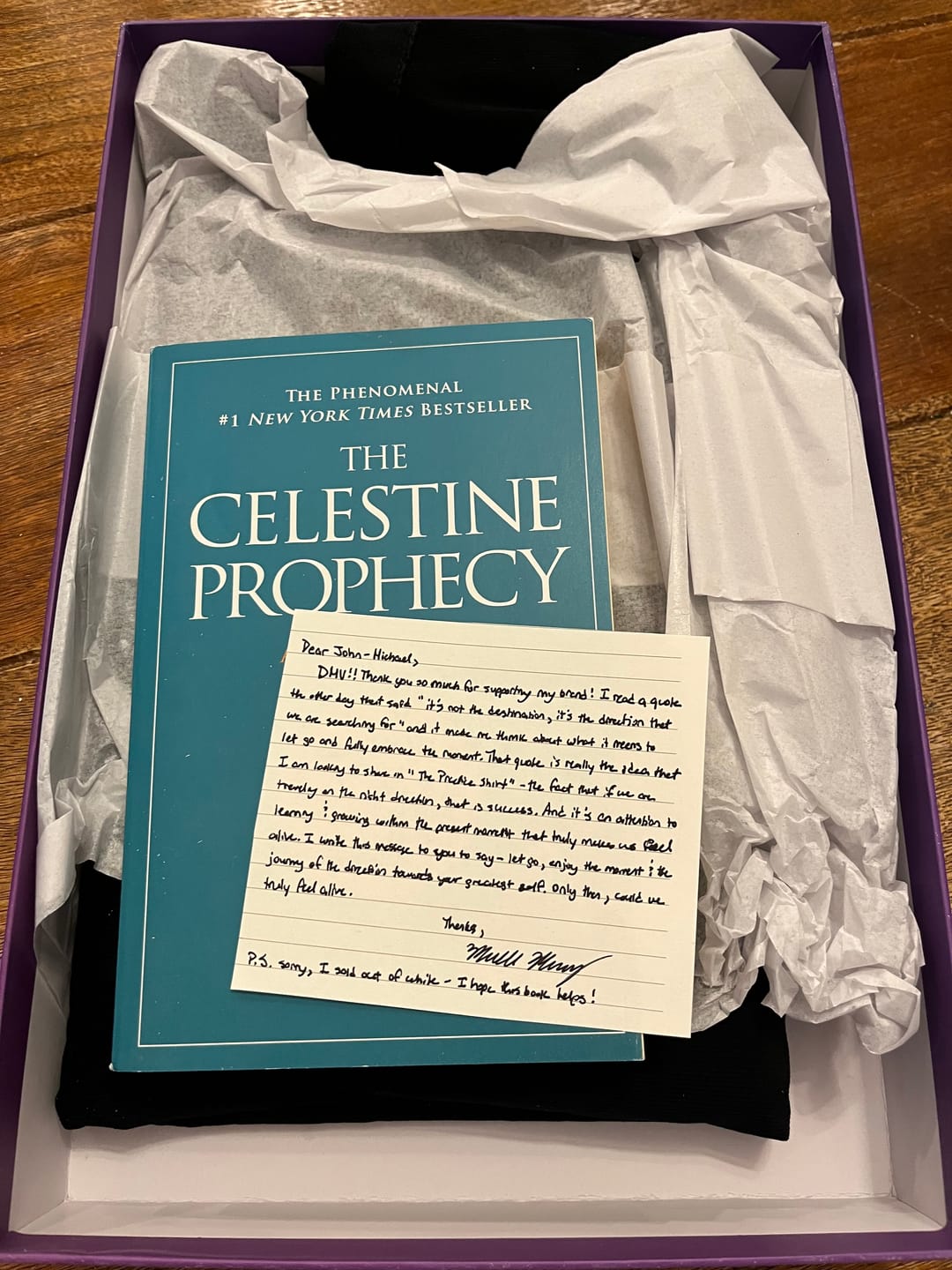 Customer photo review of The Black Practice Shirt