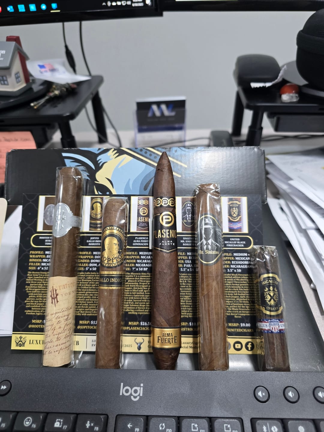Customer photo review of Sapphire Subscription Luxury Cigars Monthly