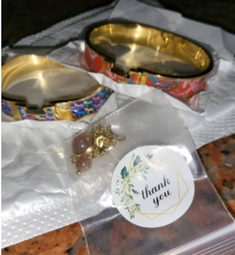 Customer photo review of H HORSE BRACELET 12MM