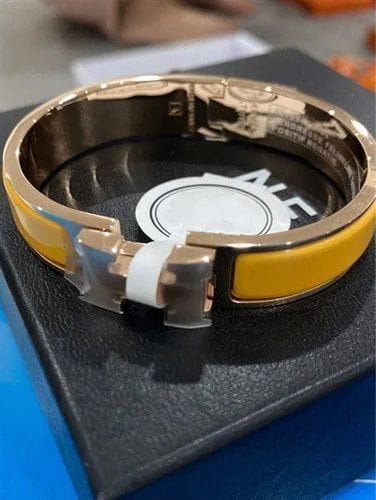 Customer photo review of H YELLOW BRACELET