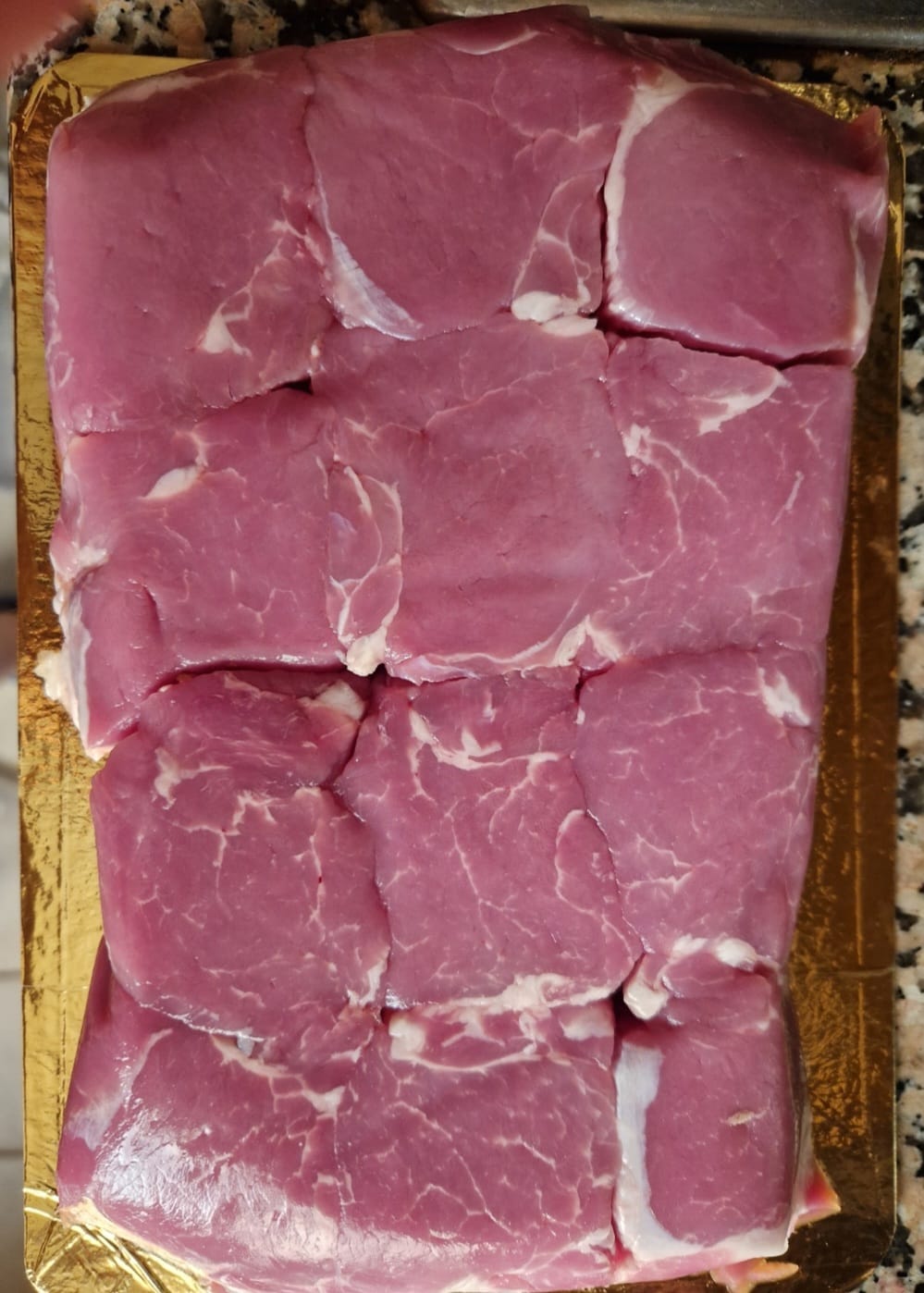 Customer photo review of Medallones de solomillo cerdo