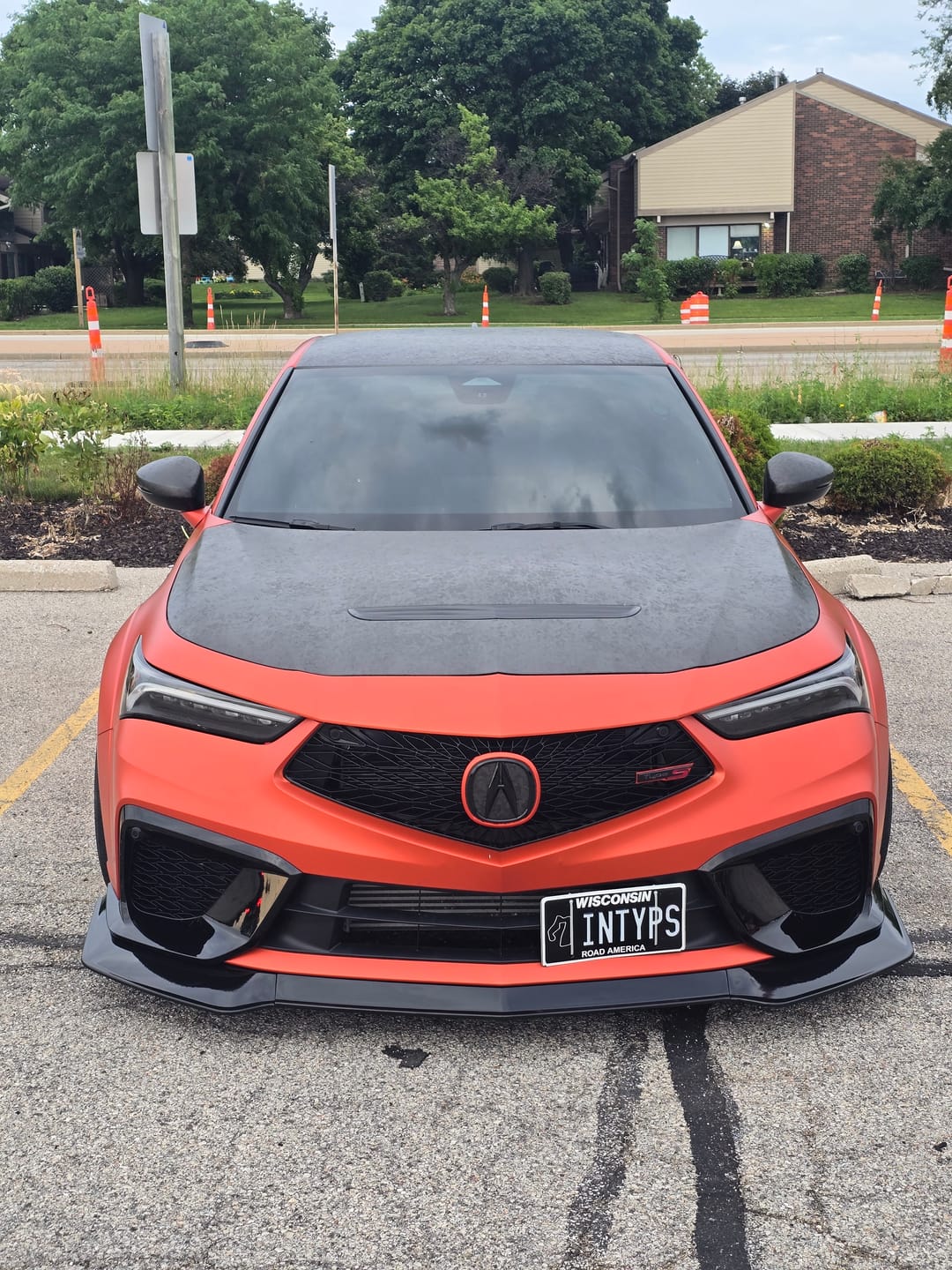Customer photo review of 2024-Up Acura Integra DE5 Front Lip Splitter