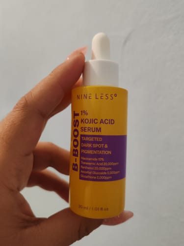 Customer photo review of Sérum Facial B-Boost 1% Kojic Acid Serum