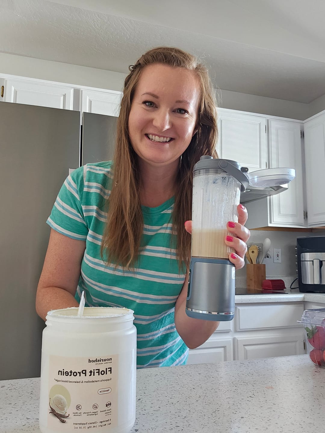 Customer photo review of FloFit Protein