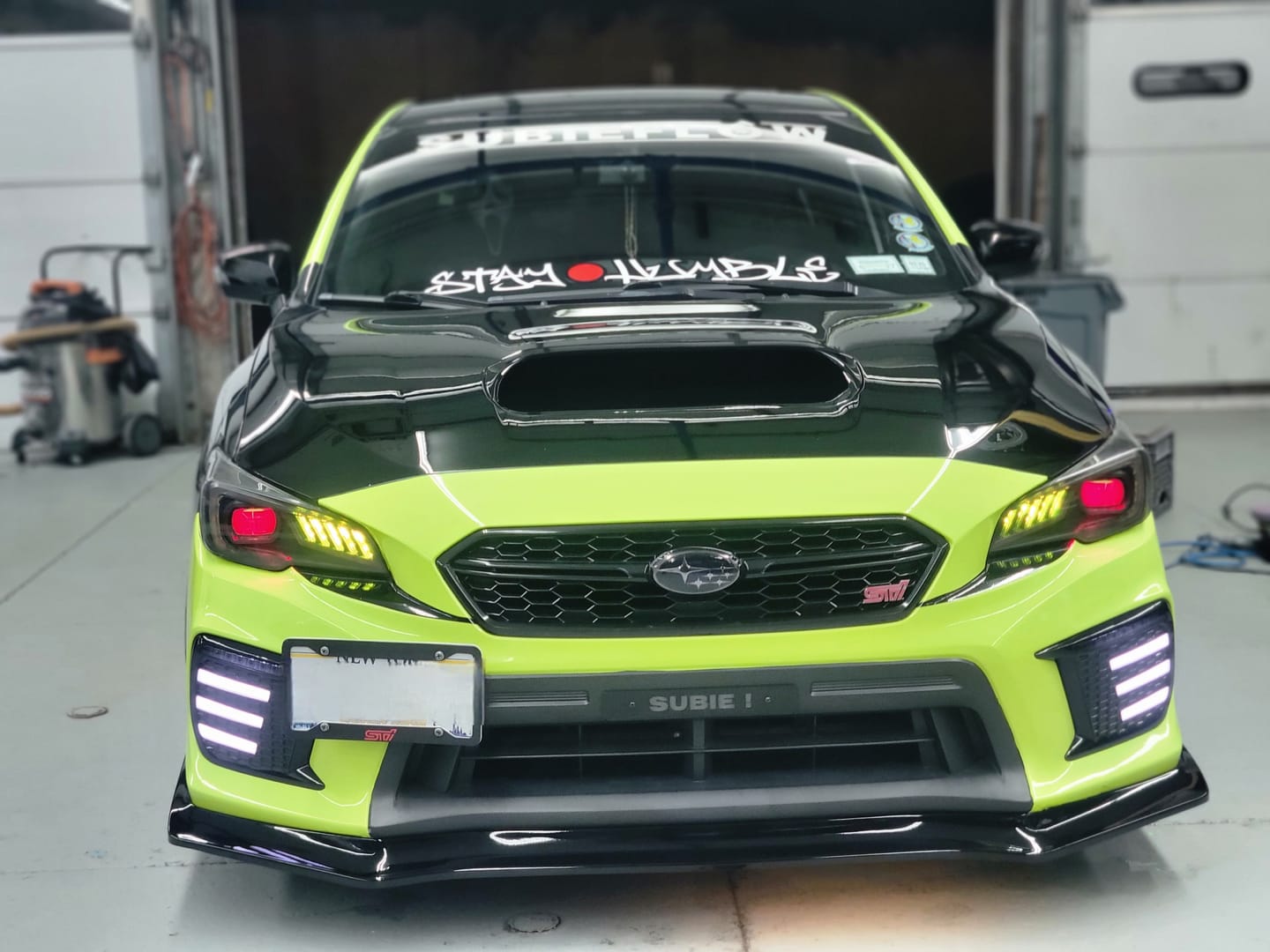 Customer photo review of 2018-21 Subaru WRX / STi CS Front Splitter Lip Ground Effect