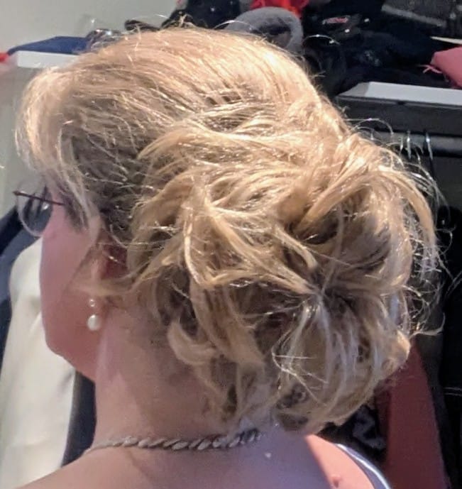 Customer photo review of Tangled Straight Scrunchie