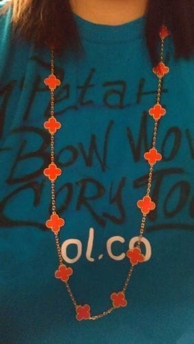 Customer photo review of CLOVER 20 MOTIFS CARNELIAN GOLD