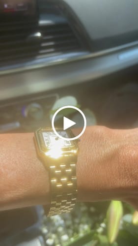 Customer photo review of PANTHERE 27MM GOLD CASE WHITE DIAL
