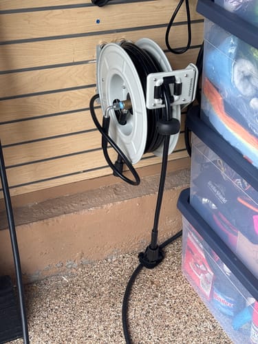 Customer photo review of Retractable Pressure Hose Reel-1/4in