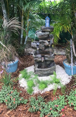 Customer photo review of 8.25" H Saint Fiacre Wall Plaque