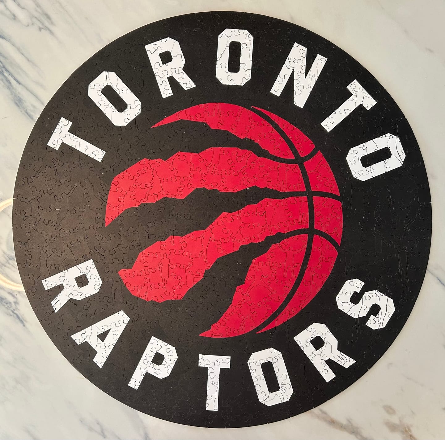 Customer photo review of Toronto Raptors™ - Wooden Puzzle